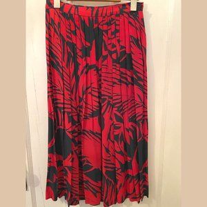 DIOR Silk Pleated Midi Skirt - Size 4